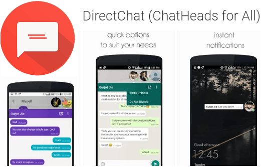 Download latest DirectChat (ChatHeads for All) APK v1.6.9 | Dec Update